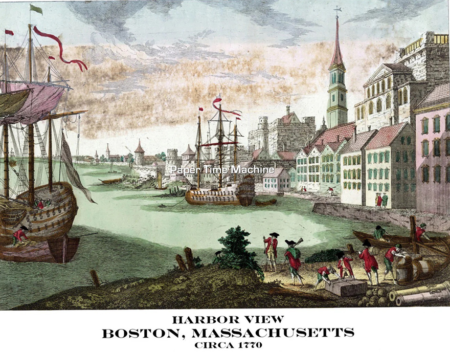 Boston Harbor-circa 1770